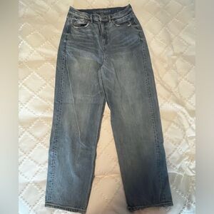 American Eagle Outfitters Light Blue Baggy Jean Size 10